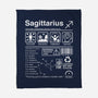 Sagittarius Label-None-Fleece-Blanket-DrMonekers