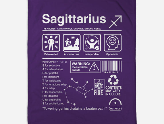Sagittarius Label