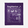 Sagittarius Label-None-Fleece-Blanket-DrMonekers