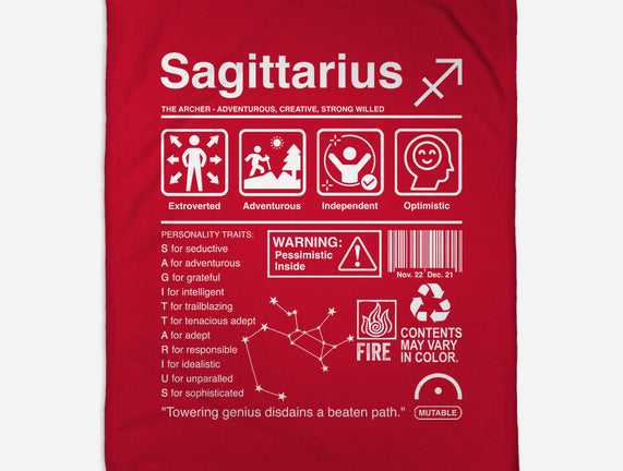 Sagittarius Label