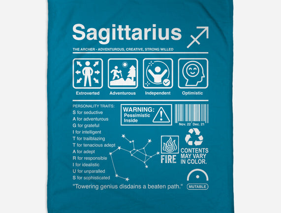 Sagittarius Label