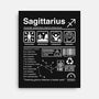 Sagittarius Label-None-Stretched-Canvas-DrMonekers