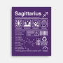 Sagittarius Label-None-Stretched-Canvas-DrMonekers