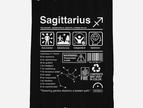 Sagittarius Label