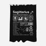 Sagittarius Label-None-Polyester-Shower Curtain-DrMonekers