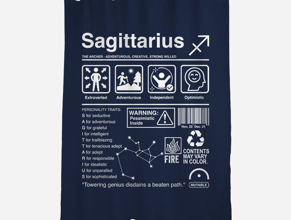 Sagittarius Label