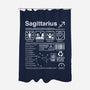 Sagittarius Label-None-Polyester-Shower Curtain-DrMonekers