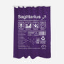 Sagittarius Label-None-Polyester-Shower Curtain-DrMonekers