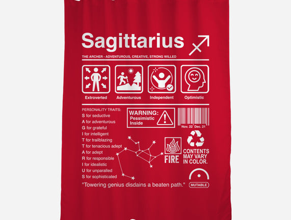 Sagittarius Label