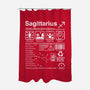 Sagittarius Label-None-Polyester-Shower Curtain-DrMonekers