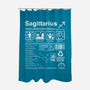 Sagittarius Label-None-Polyester-Shower Curtain-DrMonekers