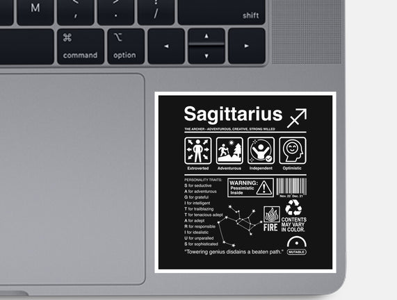 Sagittarius Label