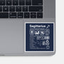 Sagittarius Label-None-Glossy-Sticker-DrMonekers