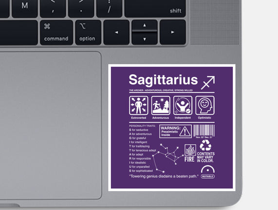 Sagittarius Label