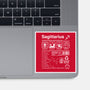 Sagittarius Label-None-Glossy-Sticker-DrMonekers