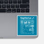 Sagittarius Label-None-Glossy-Sticker-DrMonekers