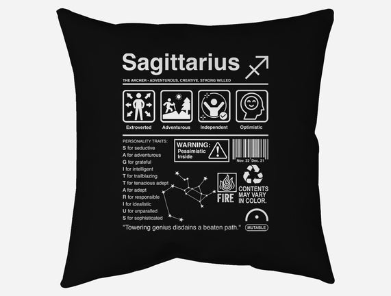 Sagittarius Label