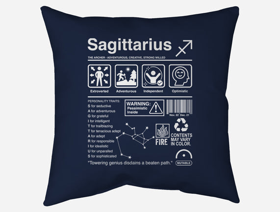 Sagittarius Label