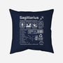 Sagittarius Label-None-Removable Cover w Insert-Throw Pillow-DrMonekers