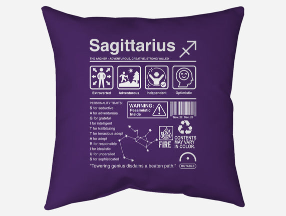 Sagittarius Label