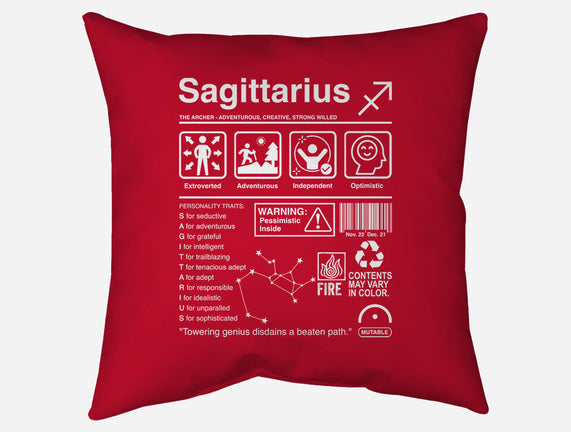 Sagittarius Label