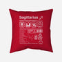 Sagittarius Label-None-Removable Cover w Insert-Throw Pillow-DrMonekers