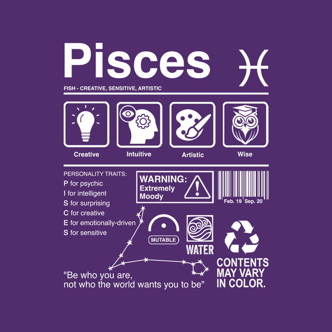 Pisces Label-None-Matte-Poster-DrMonekers