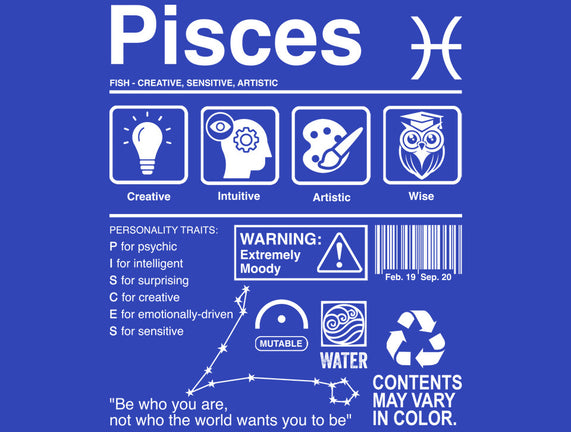 Pisces Label