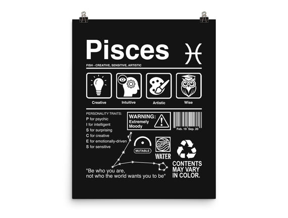 Pisces Label