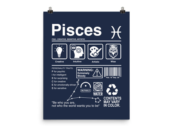 Pisces Label