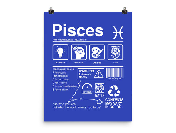 Pisces Label