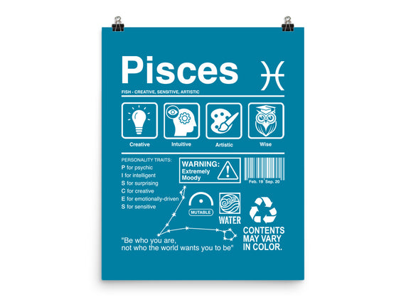 Pisces Label