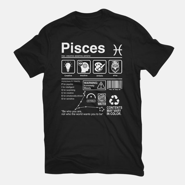 Pisces Label-Unisex-Basic-Tee-DrMonekers