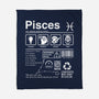 Pisces Label-None-Fleece-Blanket-DrMonekers
