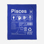Pisces Label-None-Fleece-Blanket-DrMonekers