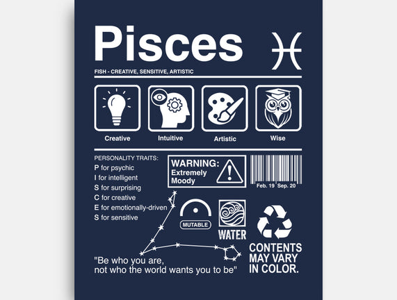 Pisces Label