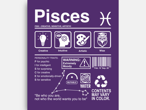 Pisces Label