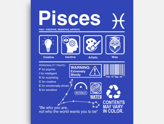 Pisces Label