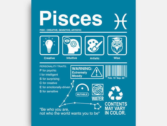 Pisces Label