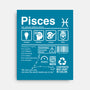 Pisces Label-None-Stretched-Canvas-DrMonekers