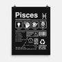 Pisces Label-None-Matte-Poster-DrMonekers