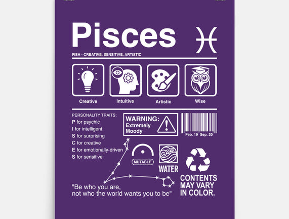 Pisces Label