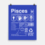 Pisces Label-None-Matte-Poster-DrMonekers