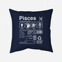 Pisces Label-None-Removable Cover w Insert-Throw Pillow-DrMonekers