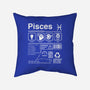 Pisces Label-None-Removable Cover w Insert-Throw Pillow-DrMonekers