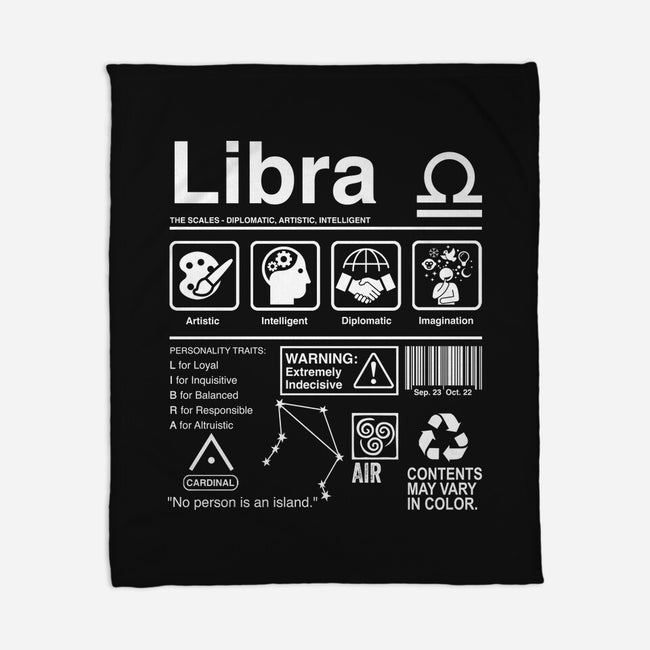 Libra Label-None-Fleece-Blanket-DrMonekers