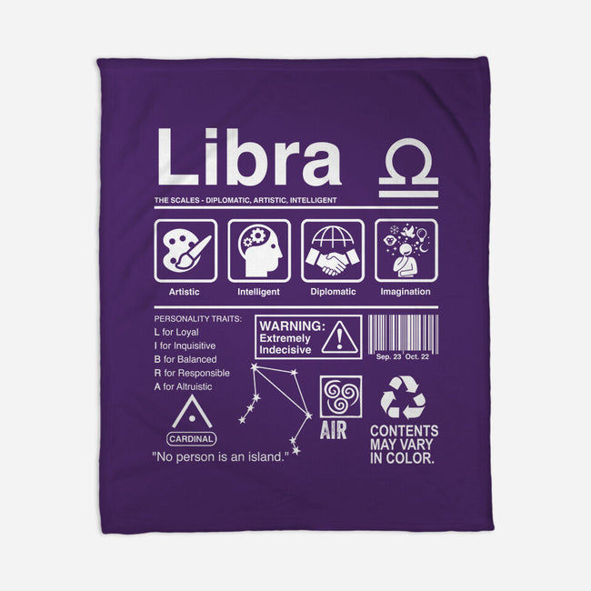 Libra Label-None-Fleece-Blanket-DrMonekers