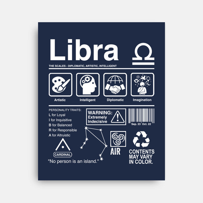 Libra Label-None-Stretched-Canvas-DrMonekers