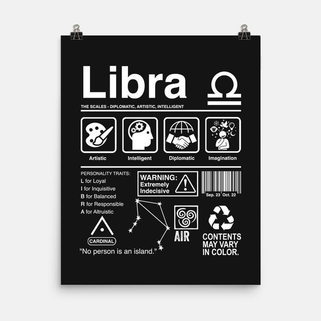 Libra Label-None-Matte-Poster-DrMonekers