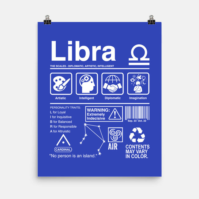 Libra Label-None-Matte-Poster-DrMonekers